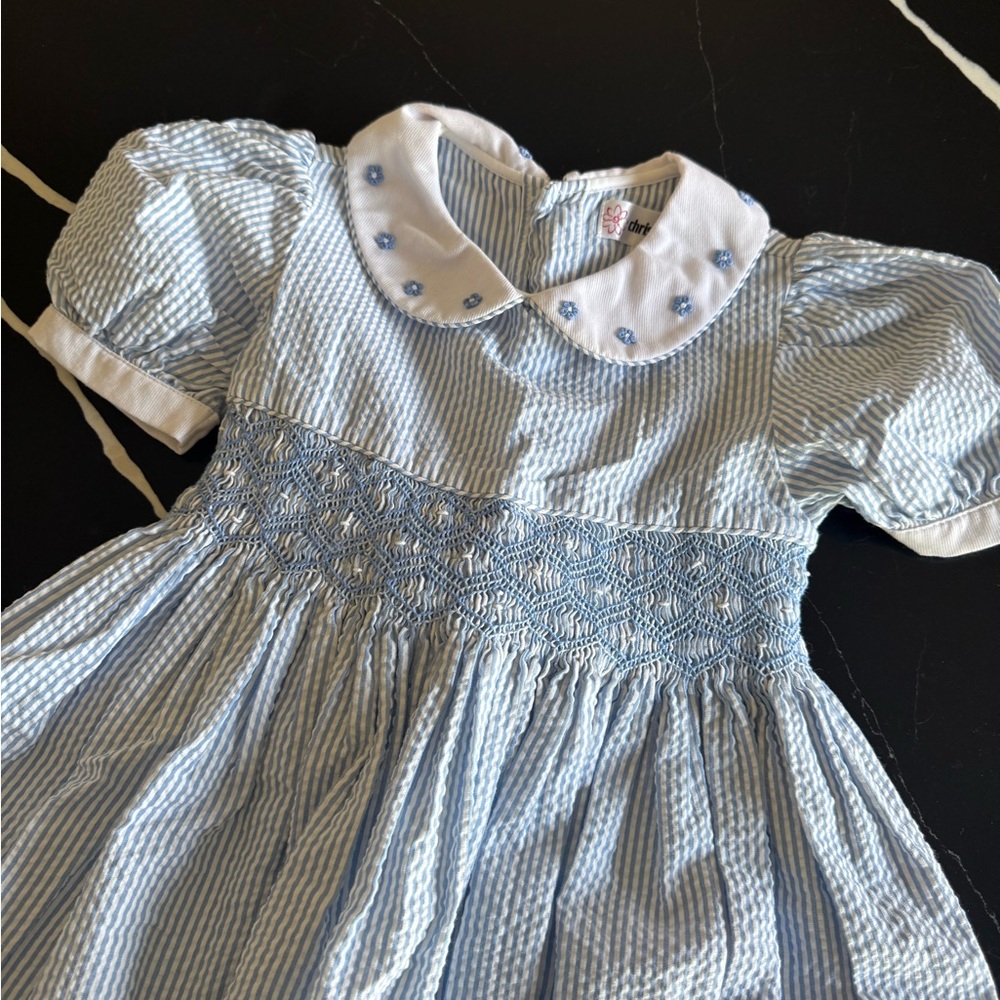 Vintage Christie Brooks smocked girls‎ dress - Picture 2 of 8